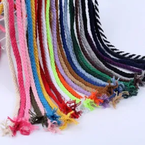 5MM braided cotton cord, Cotton Rope, Macrame Beading Artisan String