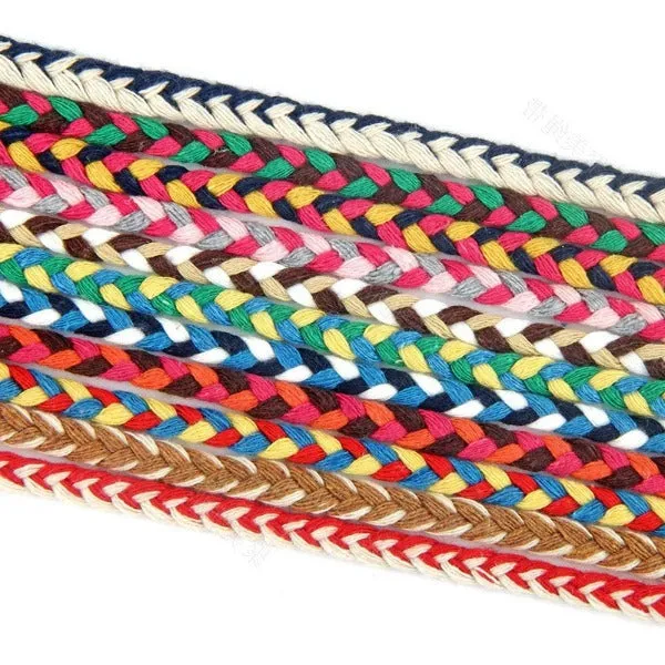 7mm braided cotton rope, braided rope, macrame supplies,