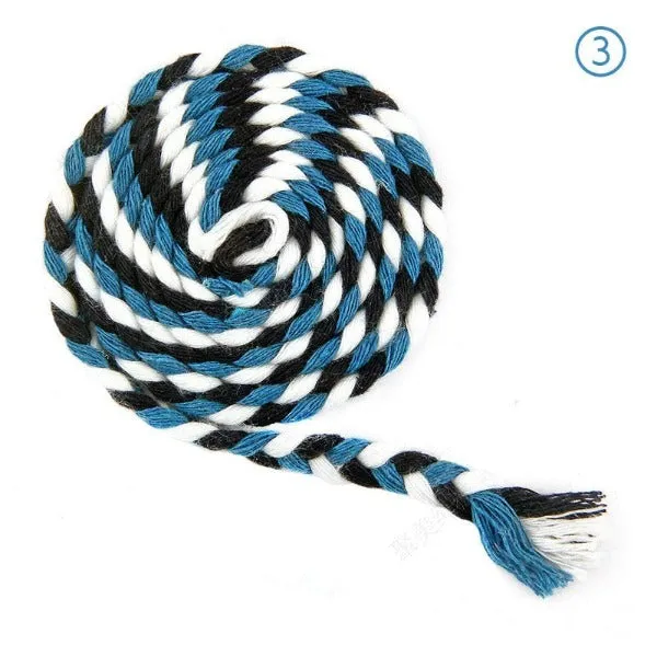 7mm braided cotton rope, braided rope, macrame supplies,