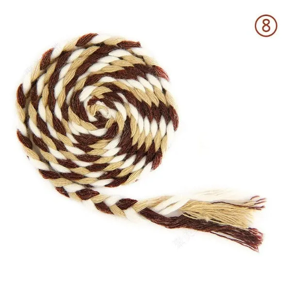 7mm braided cotton rope, braided rope, macrame supplies,