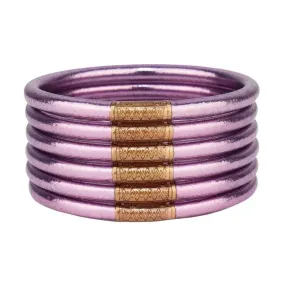 All Weather Bangles Set of 6 - Lila