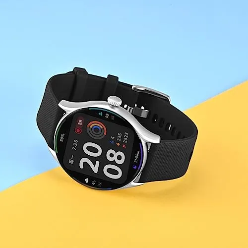 Anbeer Silicone Watch Band 20mm Quick Release Rubber Watch Straps for Men Women,Black Stainless Steel Buckle