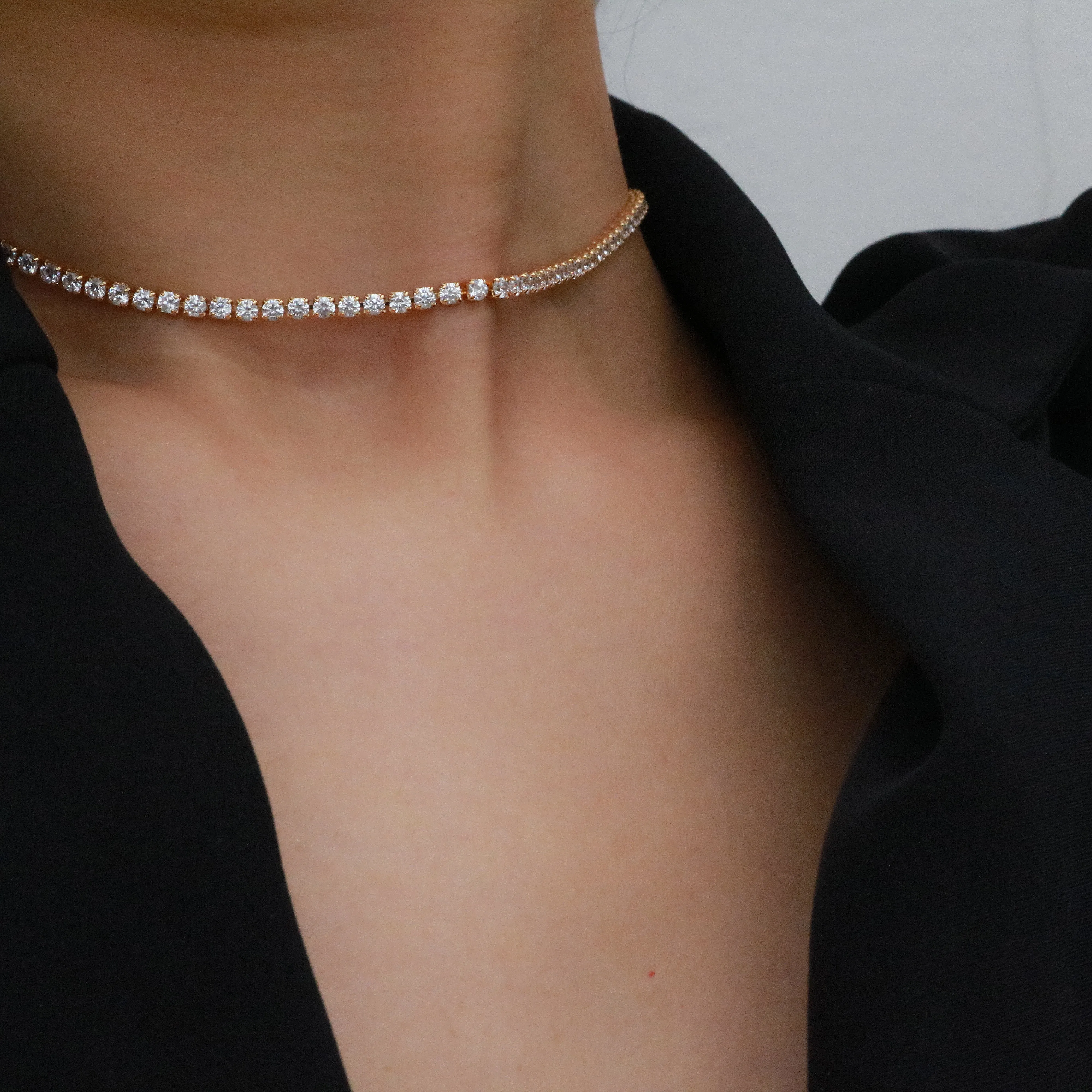 Anne Tennis Necklace