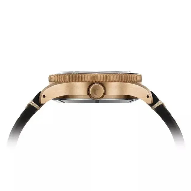 Aquatico Bronze Sea Star Blue Dial Watch (Ceramic Bezel)