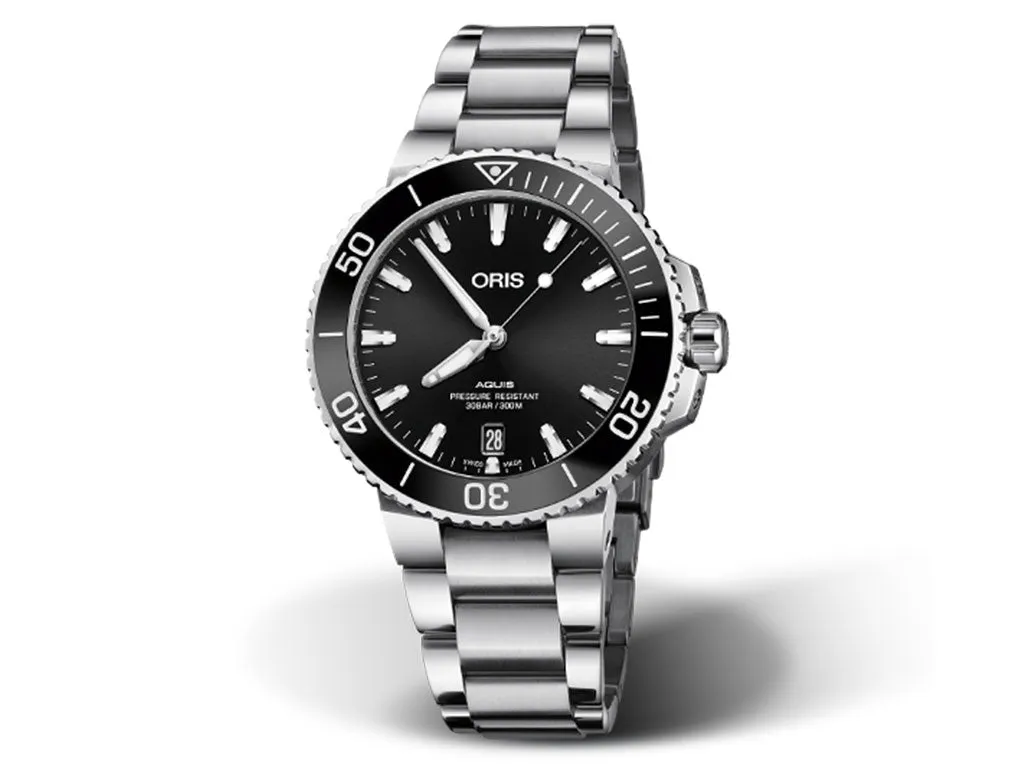 Aquis Date Black Sunburst - Bracelet - 39.5mm - Ref. 01 733 7732 4134-07 8 21 05PEB