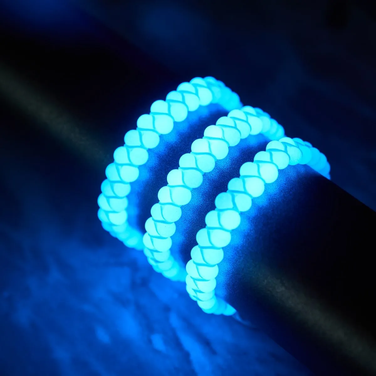 Azure x Ultramarine | Lumos Ceramic | Vitality Macrame Bracelet