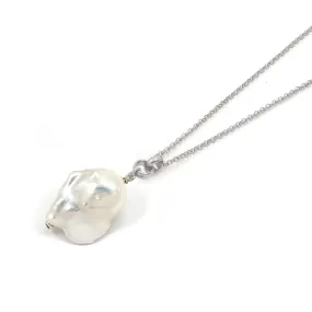 Barroco Pearl Pendant - Silver