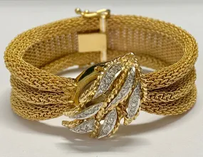 BAUME & MERCIER Vintage Unique Solid Gold w/ 24 Diamonds Watch- $20K APR w/ COA!