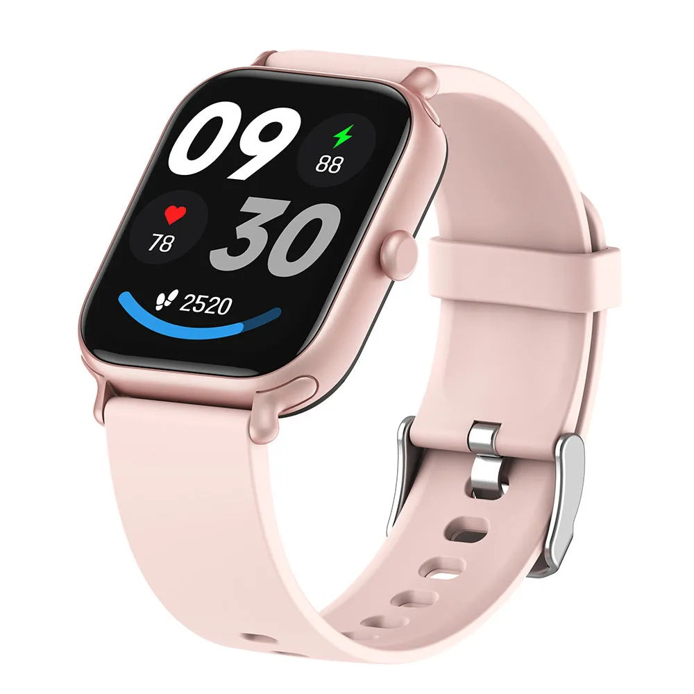 Bluetooth Smart Watches Fitness Tracker with Heart Rate Sleep Monitor Compatible with IOS Android Phones Pink