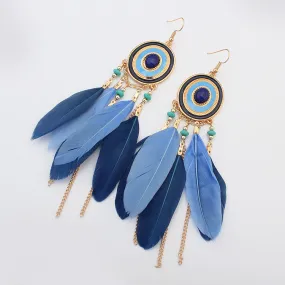 Boho Feather Earrings #B0002