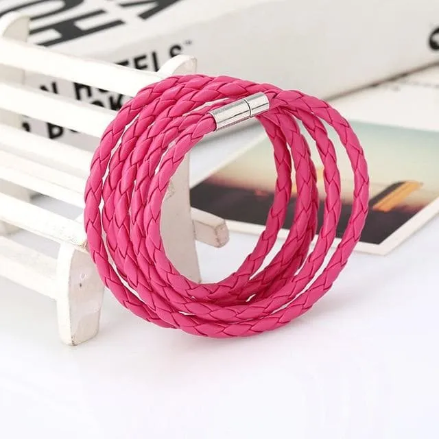 Braided Macrame Layered Bracelets