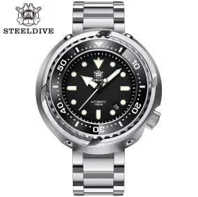 Brand Watch SD1978 Oversize 53.6Mm Stainless Steel Wristwatch 1000M Waterproof NH35 Automatic Big Tuna Can Dive Watch