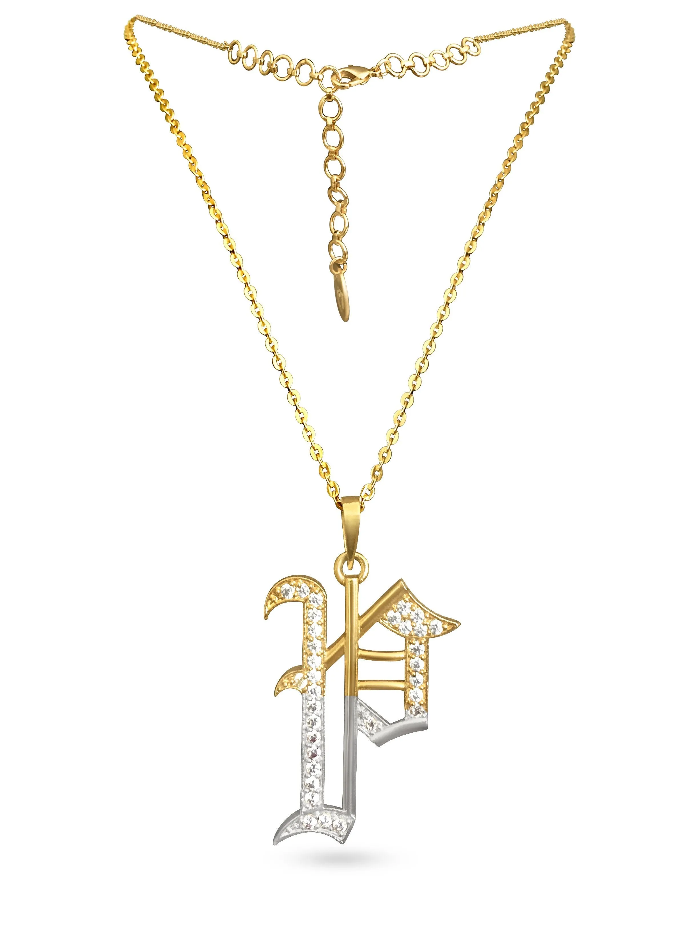 Brillo Iniziale Charm Necklace