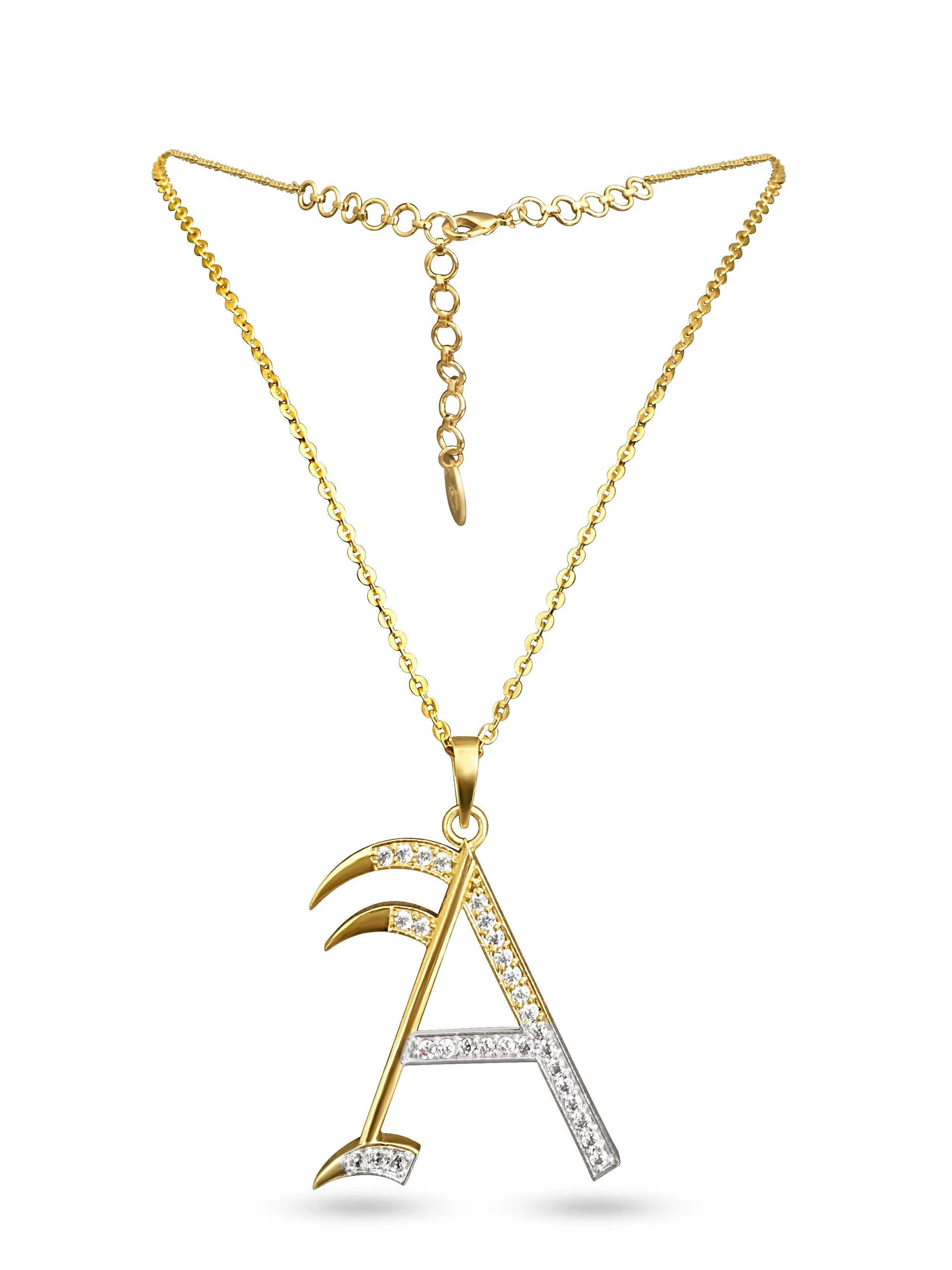 Brillo Iniziale Charm Necklace