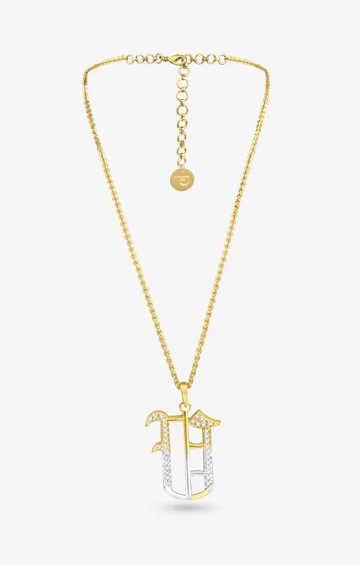 Brillo Iniziale Charm Necklace