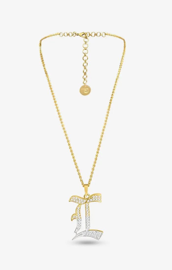 Brillo Iniziale Charm Necklace