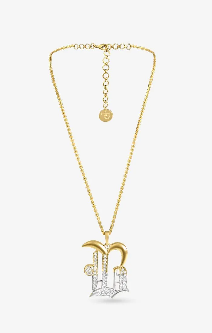 Brillo Iniziale Charm Necklace