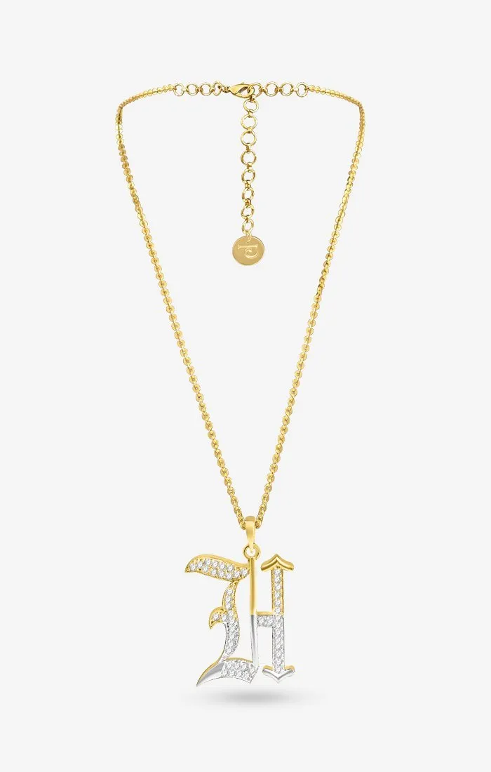 Brillo Iniziale Charm Necklace