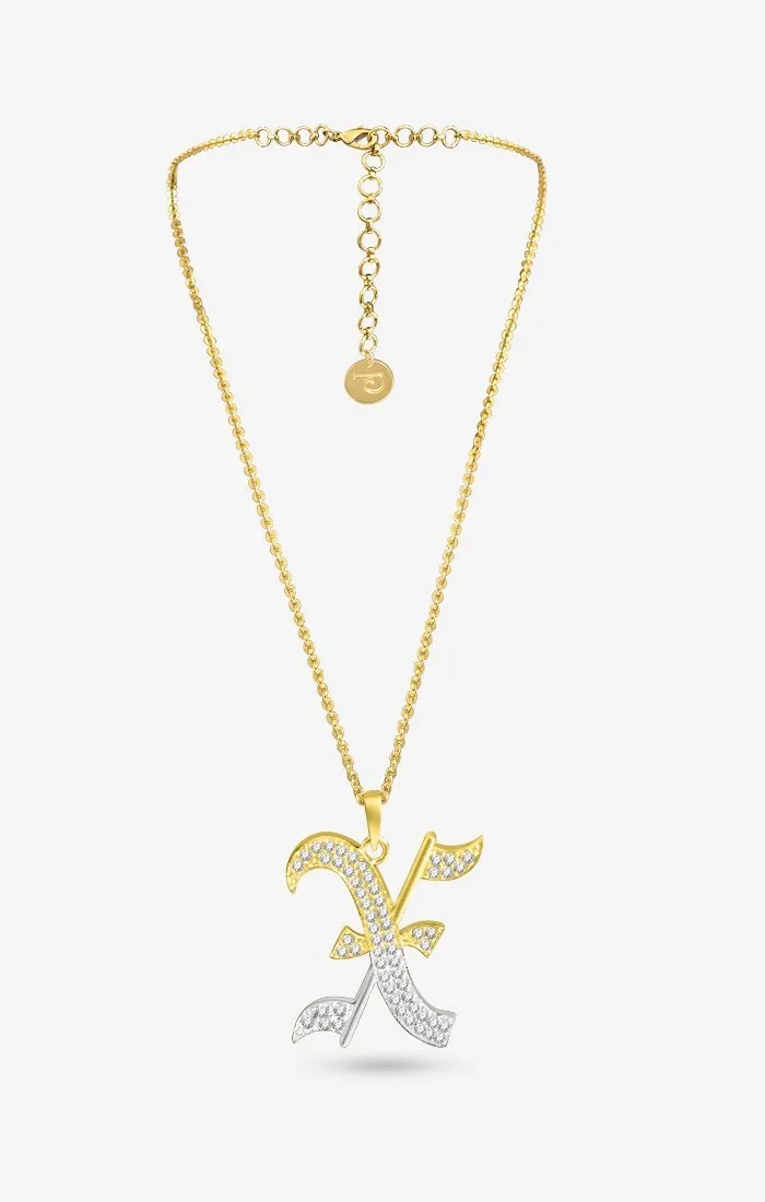Brillo Iniziale Charm Necklace
