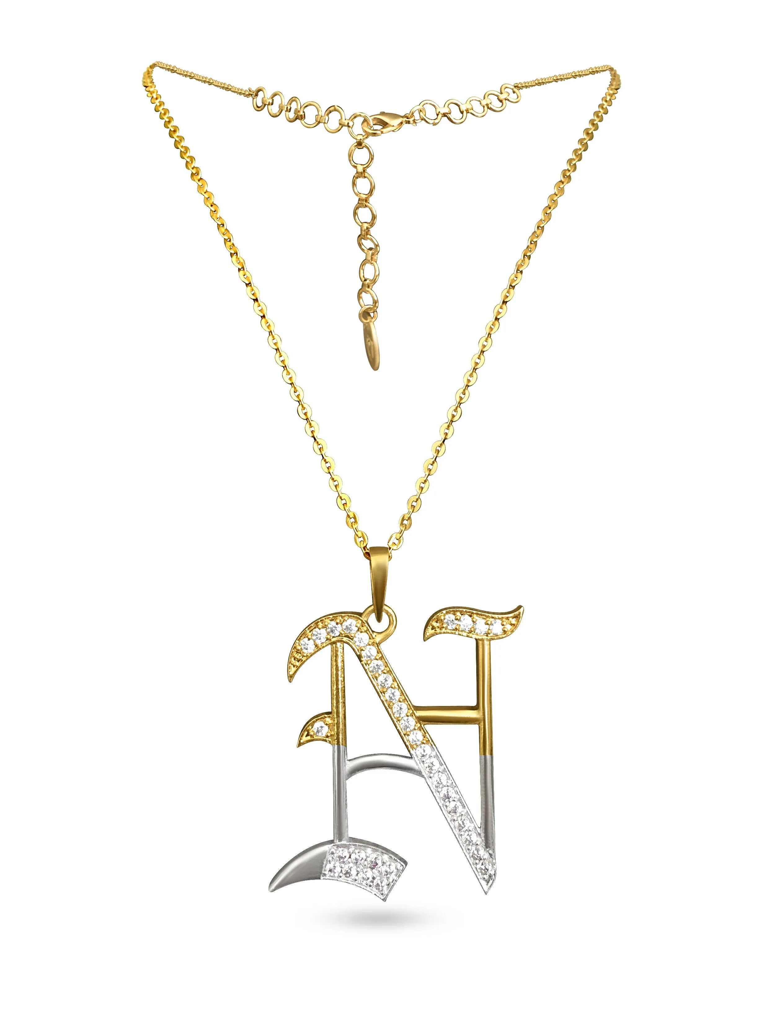 Brillo Iniziale Charm Necklace