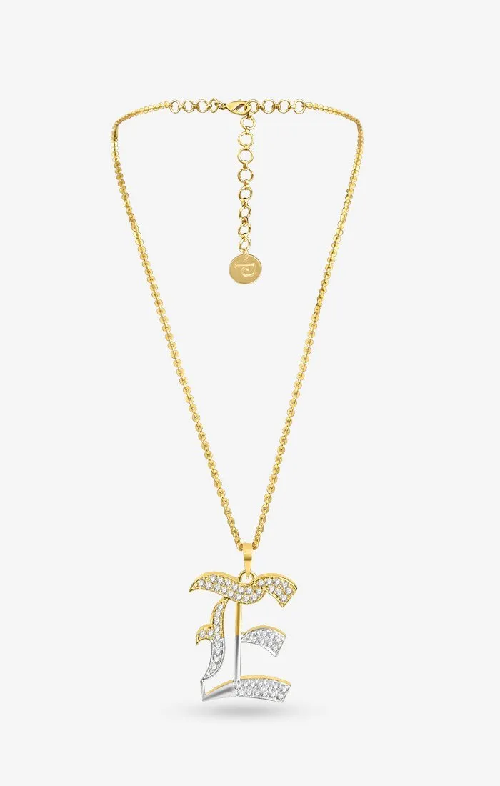 Brillo Iniziale Charm Necklace