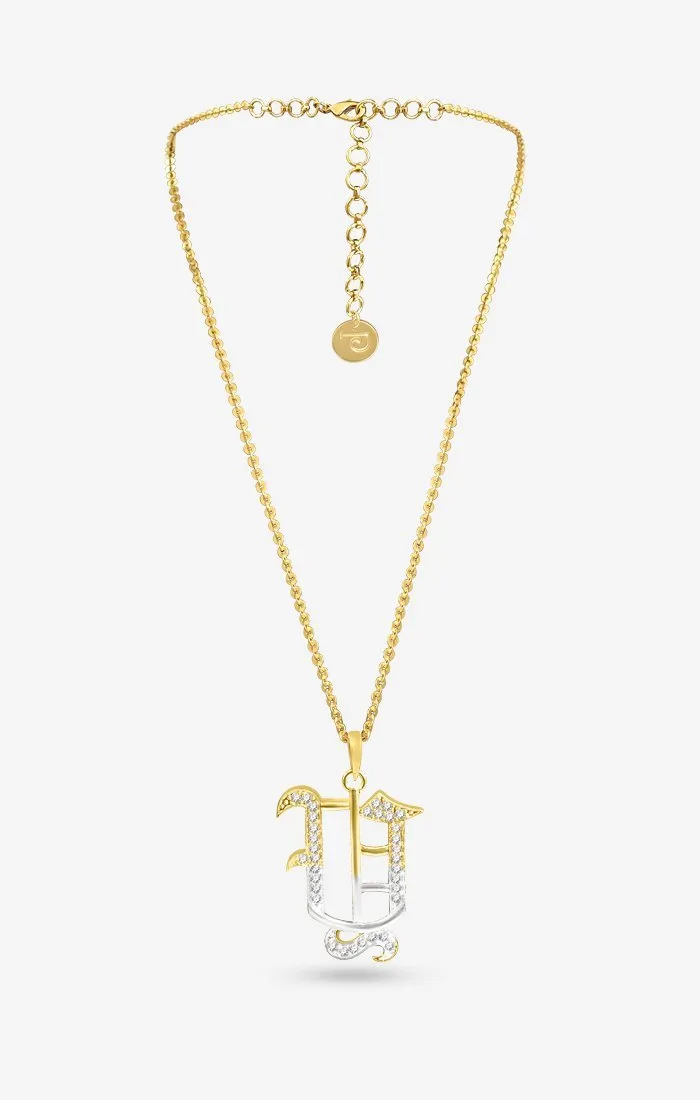 Brillo Iniziale Charm Necklace