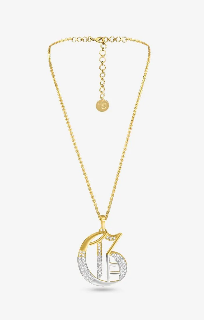 Brillo Iniziale Charm Necklace