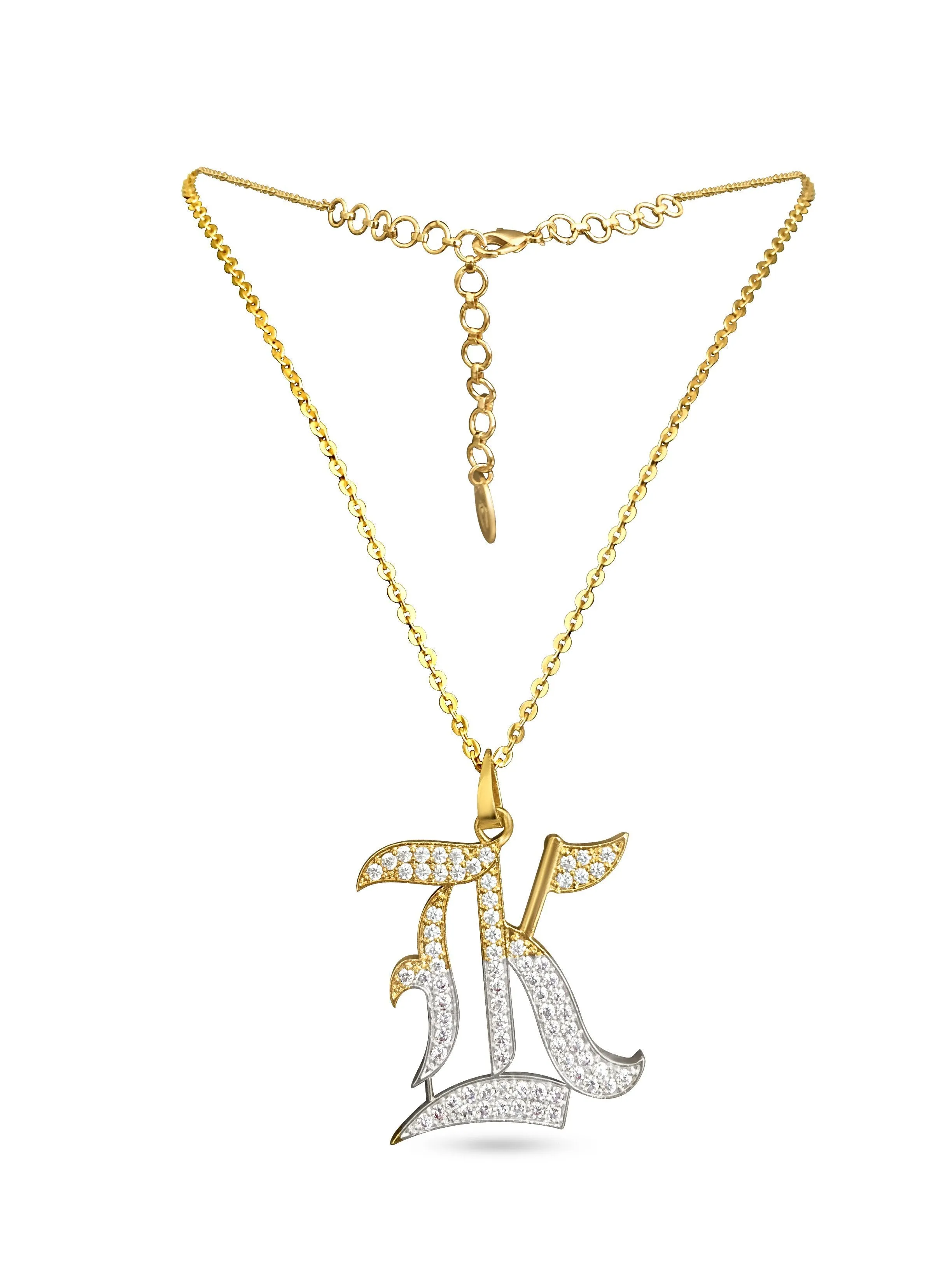 Brillo Iniziale Charm Necklace