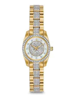 Bulova Crystal Quartz Ladies Watch 98L241