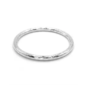 Chunky Hammered Bangle