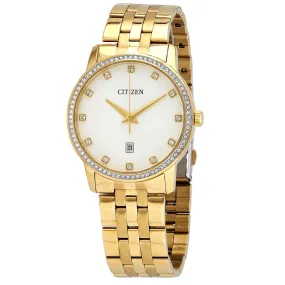 Citizen Quartz White Crystald Dial Ladies Watch BI5032-56A