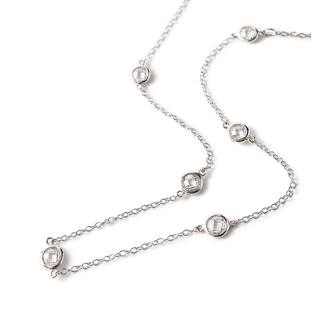 Crystal Chain Solitaire Layered Duo