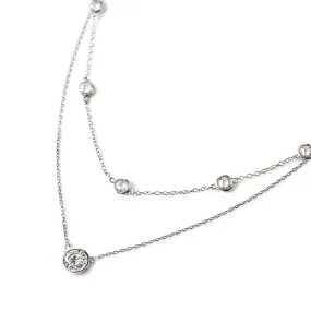 Crystal Chain Solitaire Layered Duo