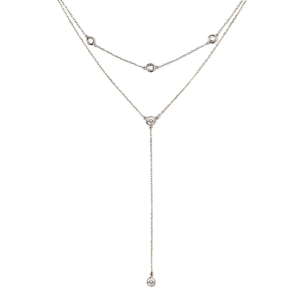 Crystal Knot Lariat Layered Trio
