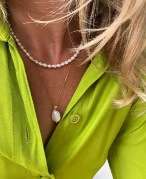 Cult of Sun | Pearl Drop Necklace