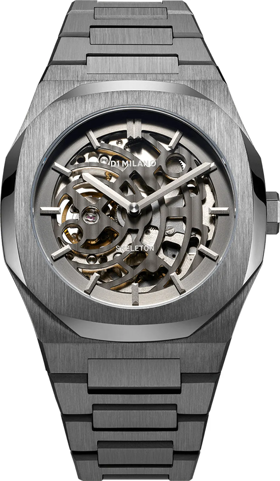 D1 Milano Watch Mechanical Skeleton