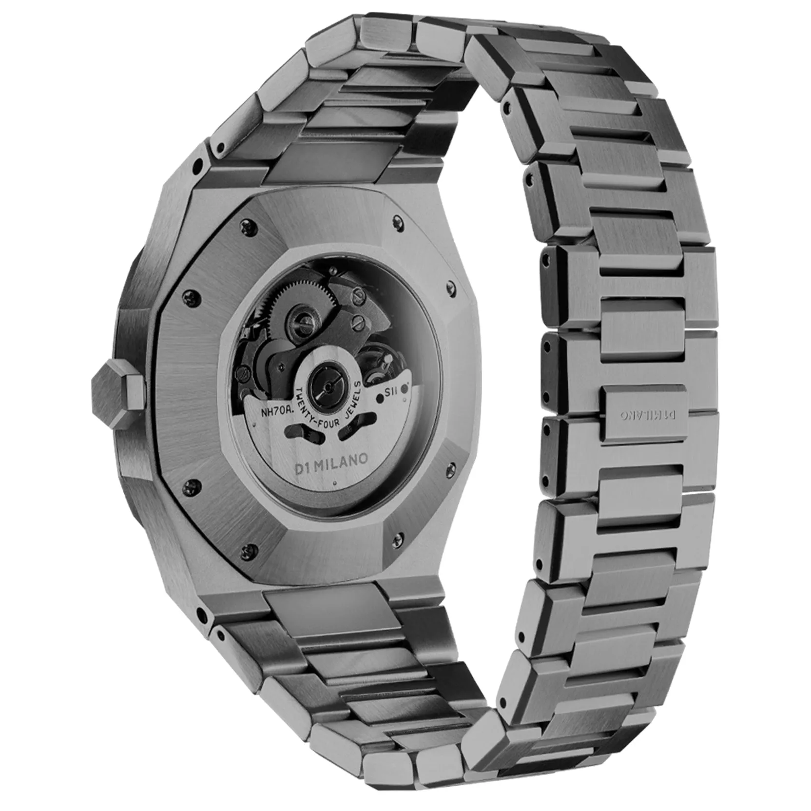 D1 Milano Watch Mechanical Skeleton