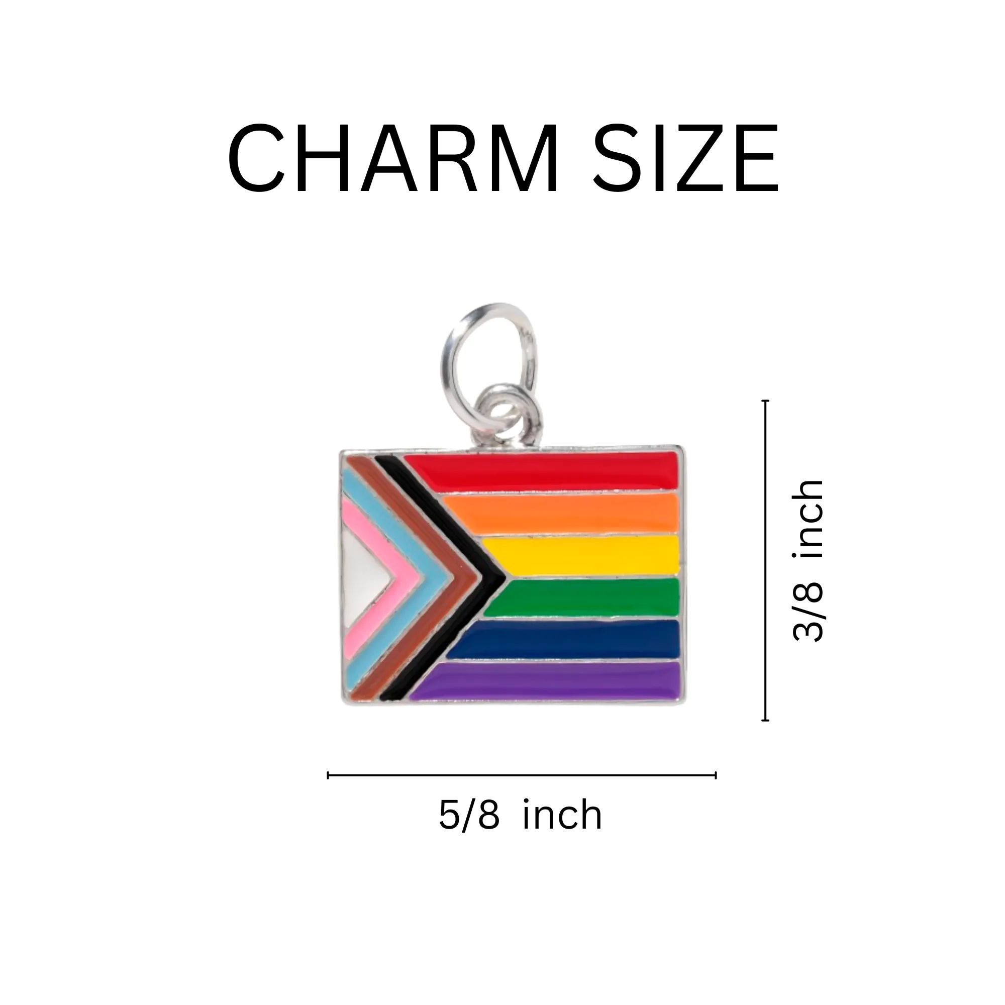 Daniel Quasar Flag Charm Beaded Bracelets