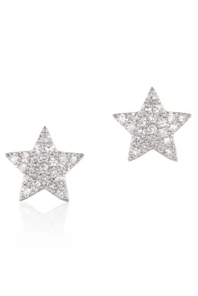 Diamond Mini Star Infinity Earrings