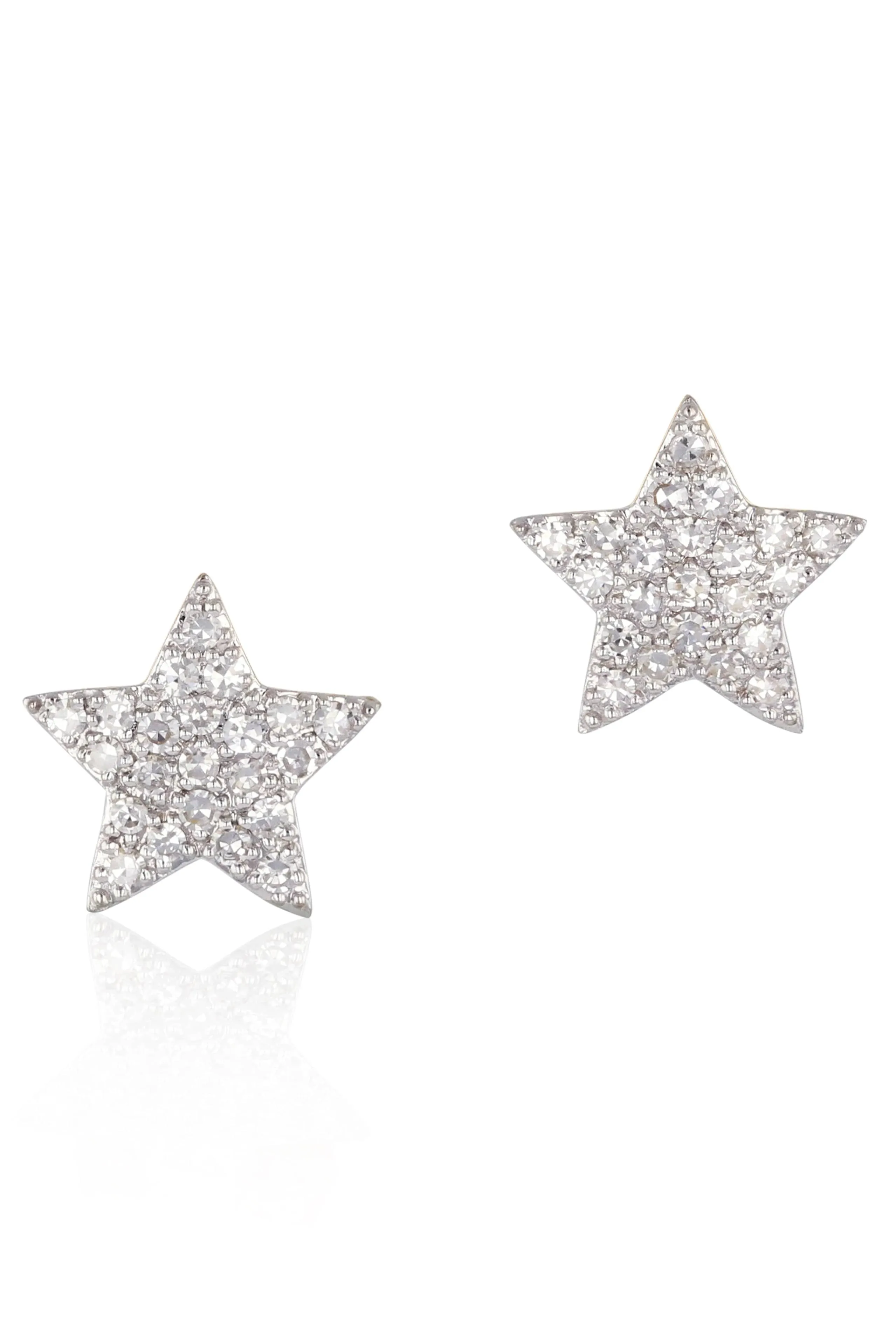 Diamond Mini Star Infinity Earrings