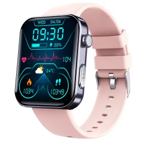 ECG Smart Watch Health Fitness Tracker Heart Rate Monitor Sport Watch Pink