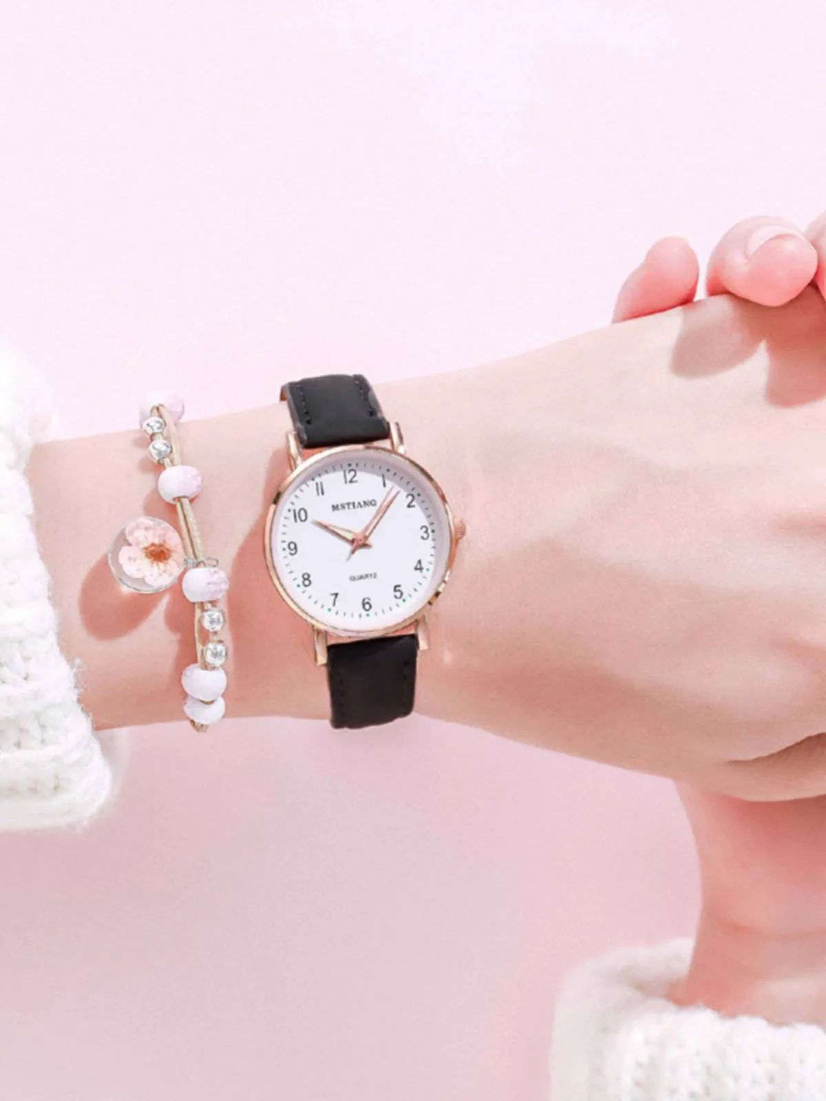 Elegance Retro Exam Small Female Middle School Student Watch