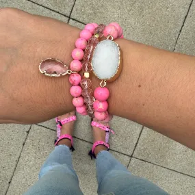 ‘Flamingo’ Bracelet Set of 3