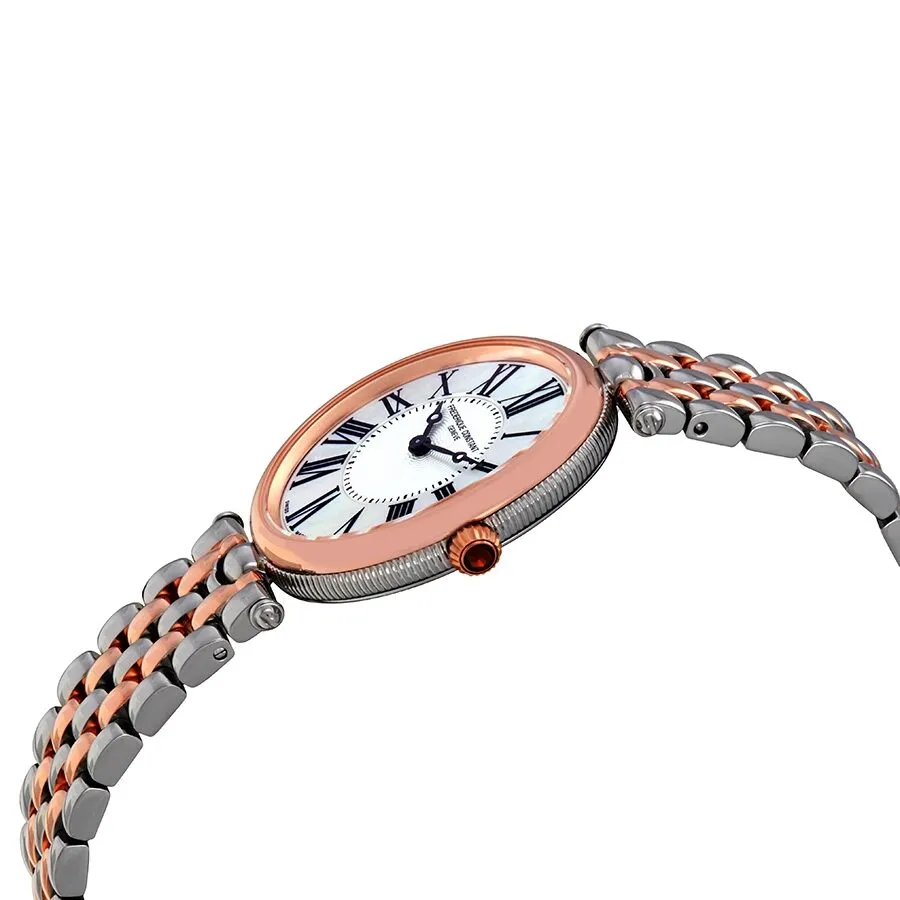 Frederique Constant Classics Art Deco Quartz White Mother of Pearl Dial Ladies Watch FC-200MPW2V2B