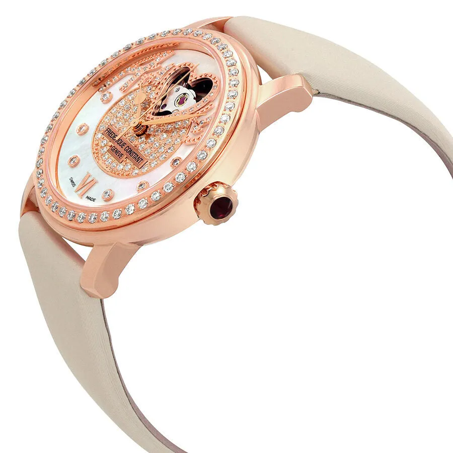 Frederique Constant Heart Cut-Out Diamond Dial Automatic Ladies Watch 310SQPV2PD4