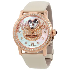Frederique Constant Heart Cut-Out Diamond Dial Automatic Ladies Watch 310SQPV2PD4