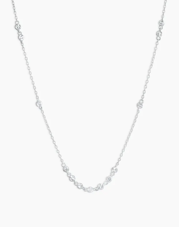 GORJANA CHLOE MINI NECKLACE SILVER