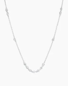 GORJANA CHLOE MINI NECKLACE SILVER