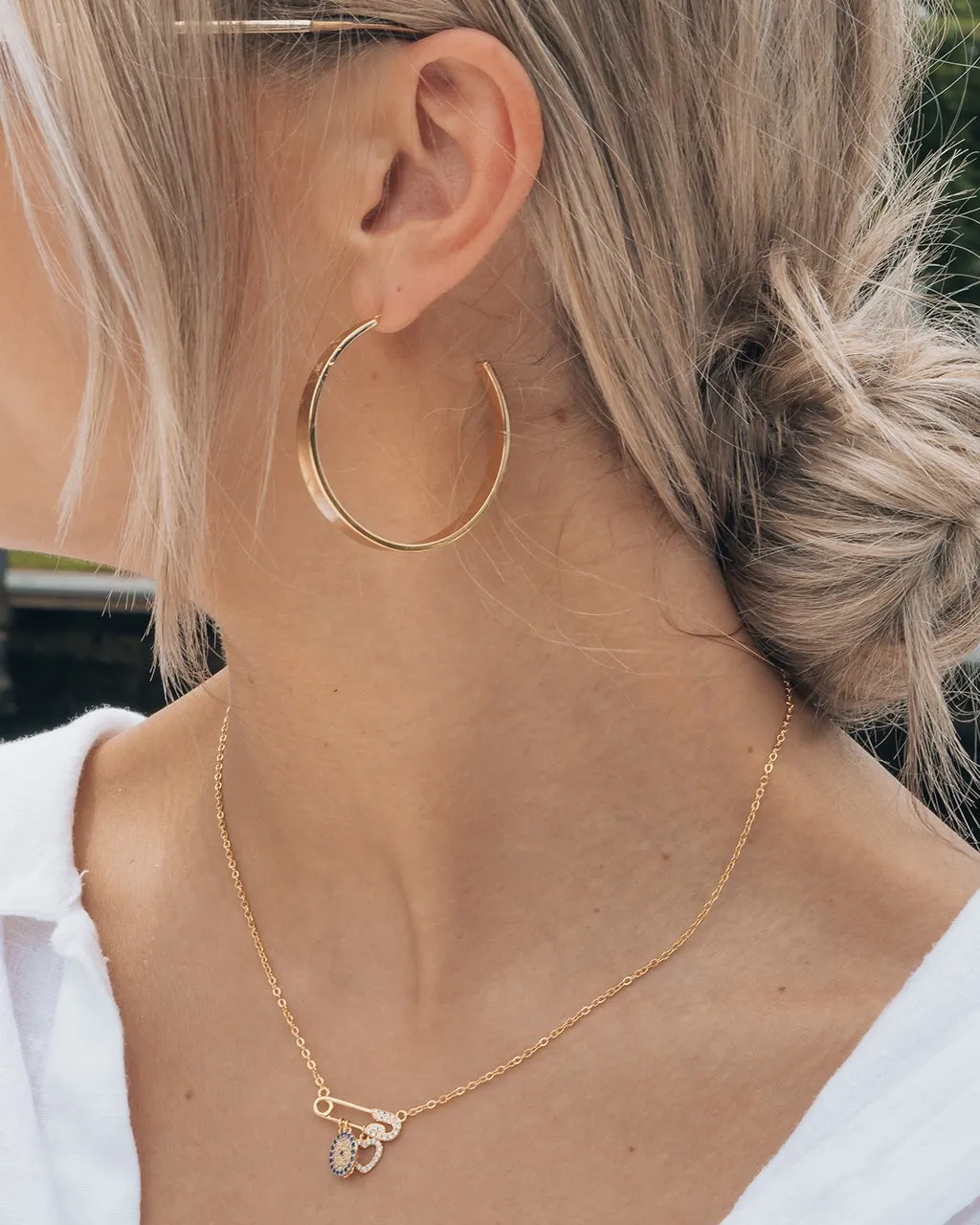 Graduating Hoop Earrings