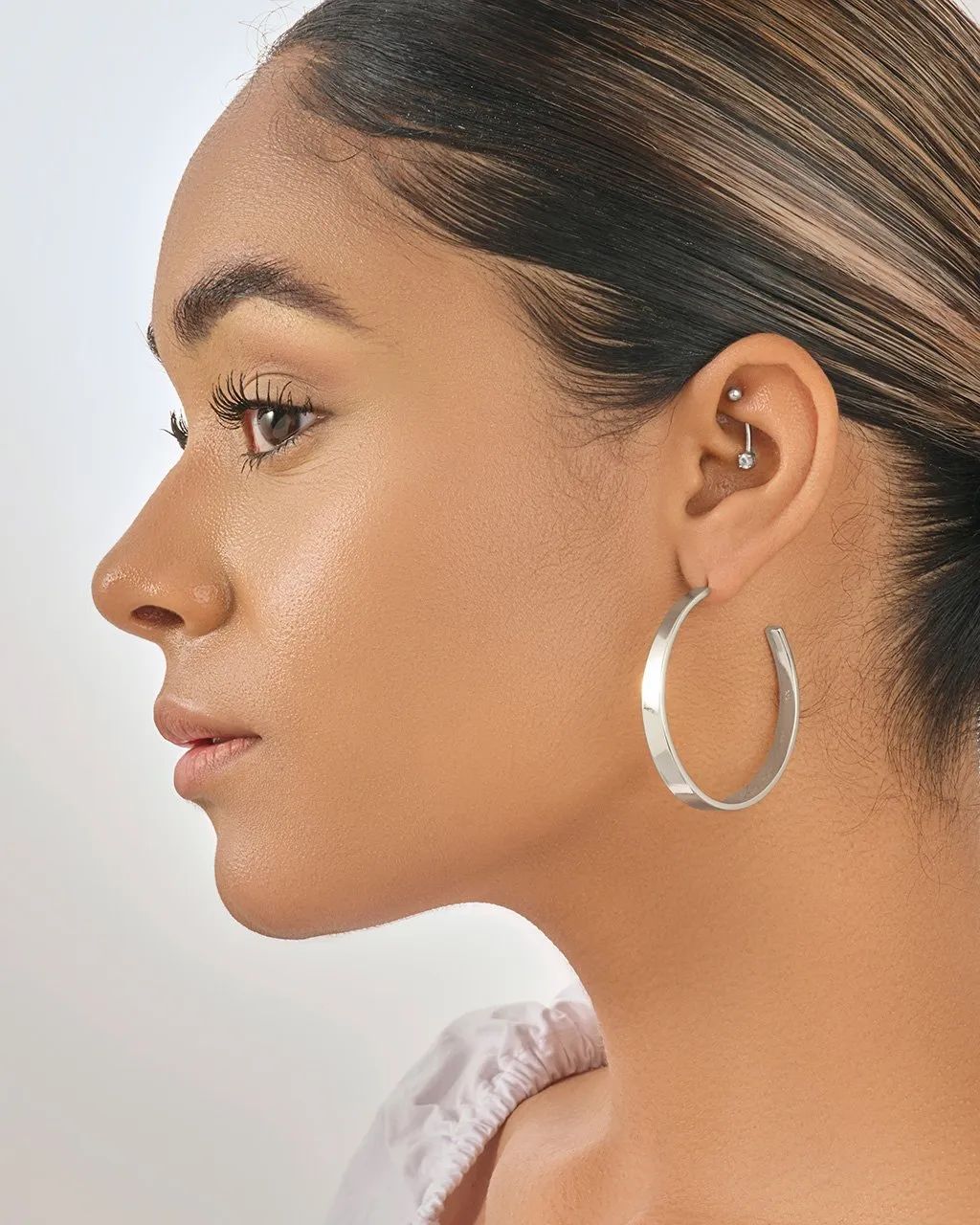 Graduating Hoop Earrings